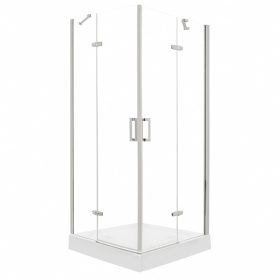 Flow Chrome 90 szögletes zuhanykabin zuhanytálcával