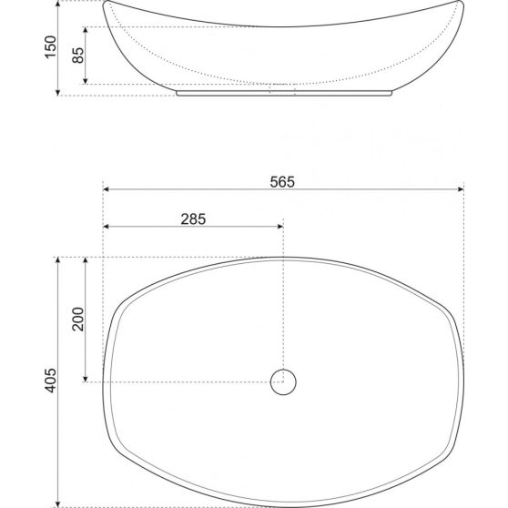 KR-901 kerámia design mosdó