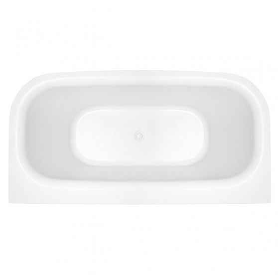 MONA egyenes fürdőkád - fényes fehér