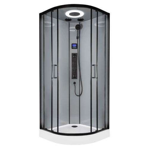 Orion Black 90x90 hidromasszázs zuhanykabin