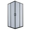 TIARASQUARE80 szögletes zuhanykabin tálca nélkül 80x80x190