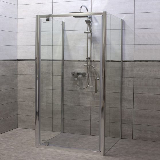 Unika P 80x90 cm falsíkra szerelhető zuhanykabin zuhanytálca nélkül